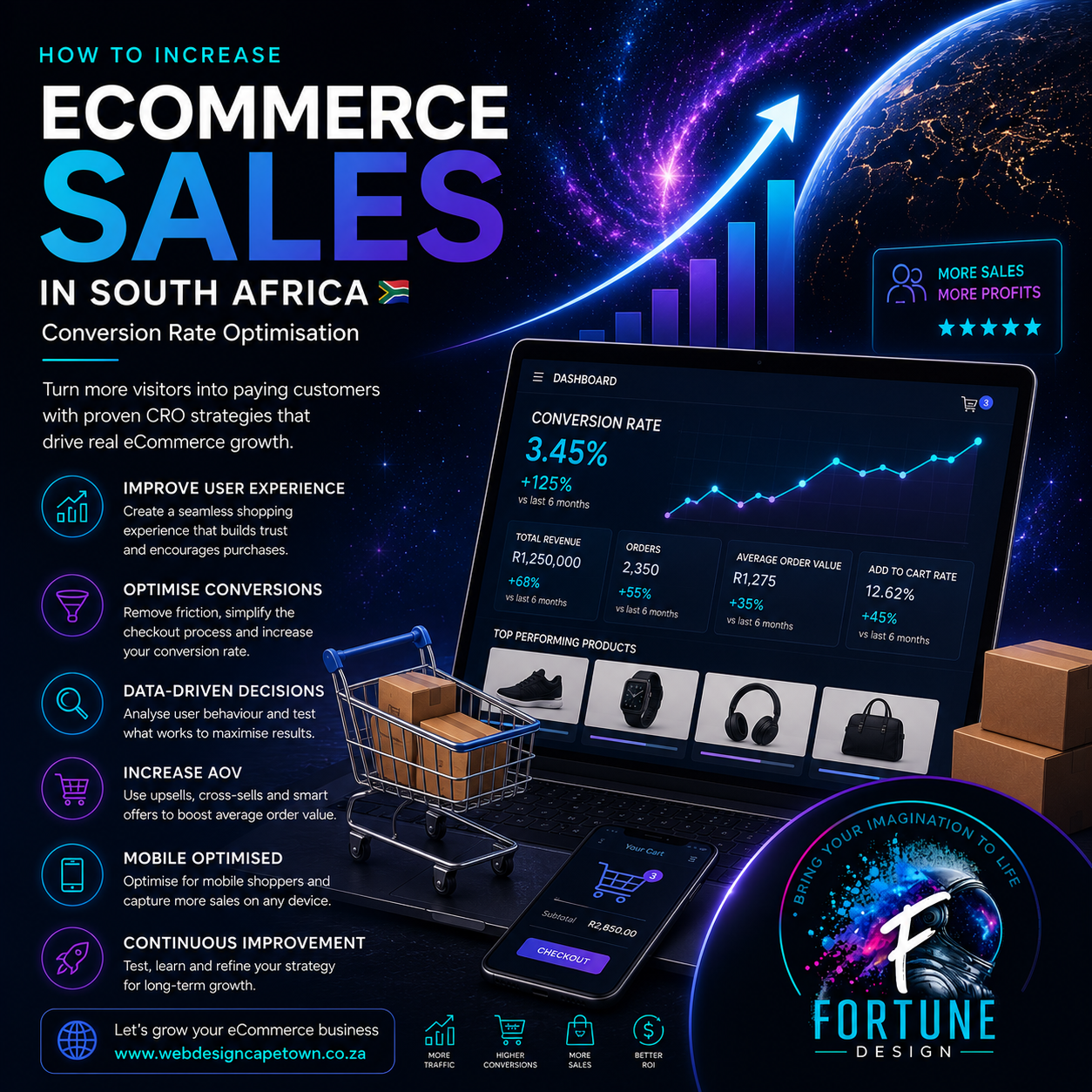 How to Increase eCommerce Sales in South Africa | Conversion Rate Optimisation