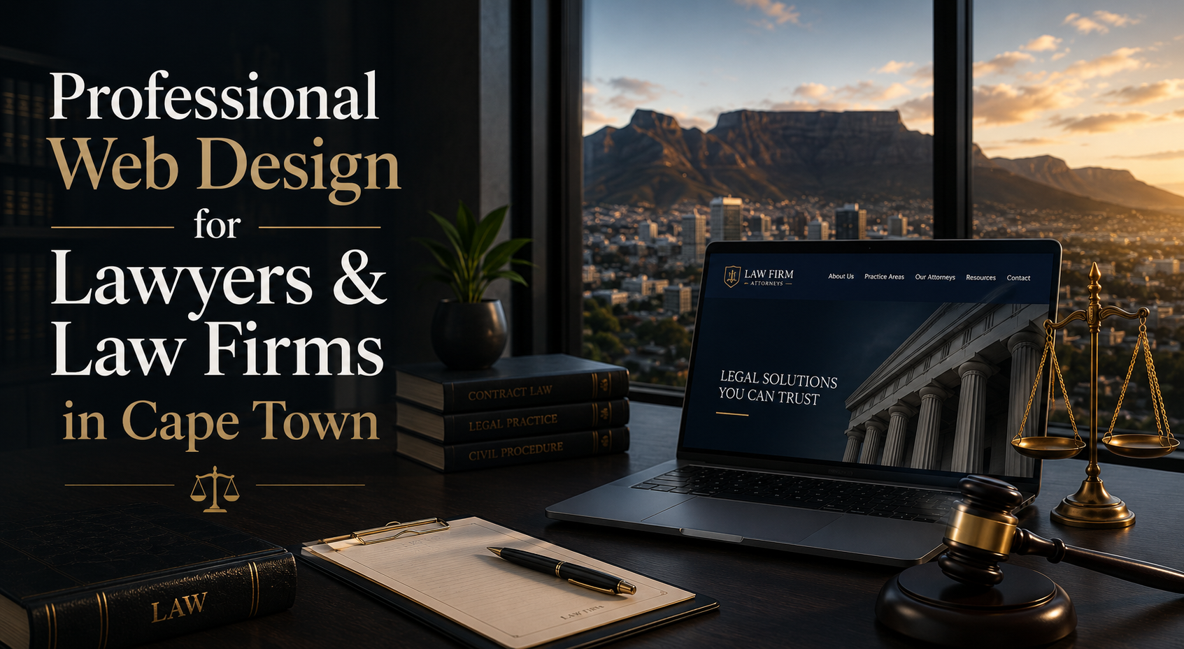 Professional web design for lawyers and law firms in Cape Town — Fortune Design