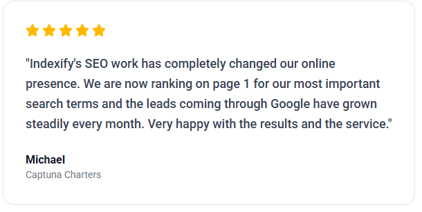 Captuna — Google review of Fortune Design