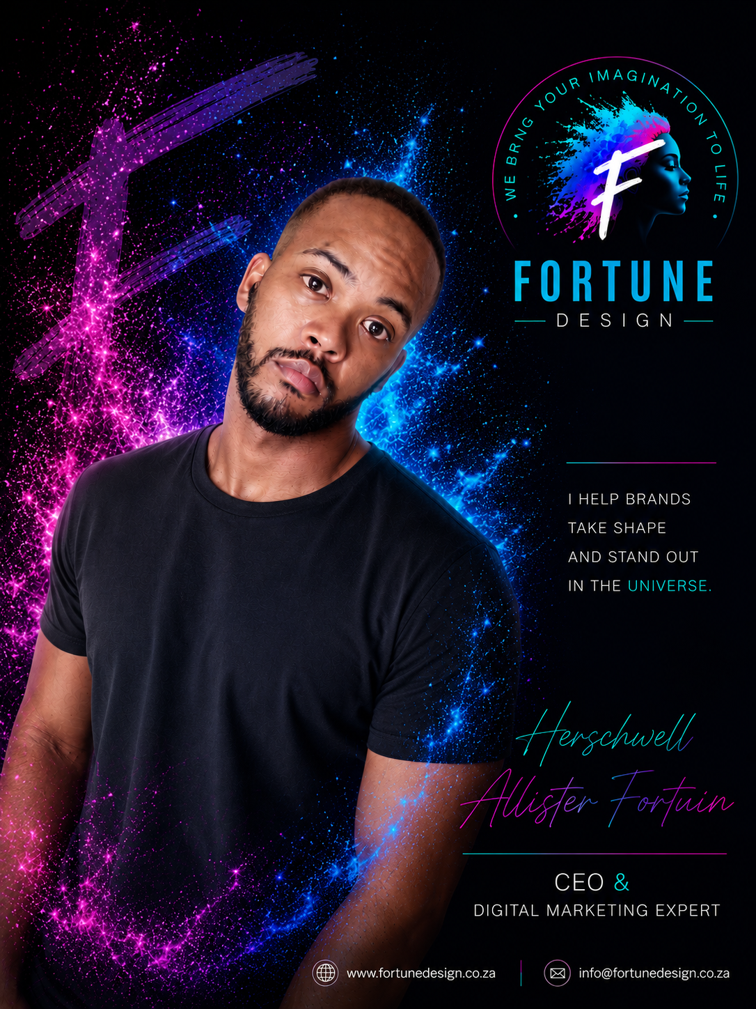 Herschwell Allister Fortuin — CEO & Digital Marketing Expert