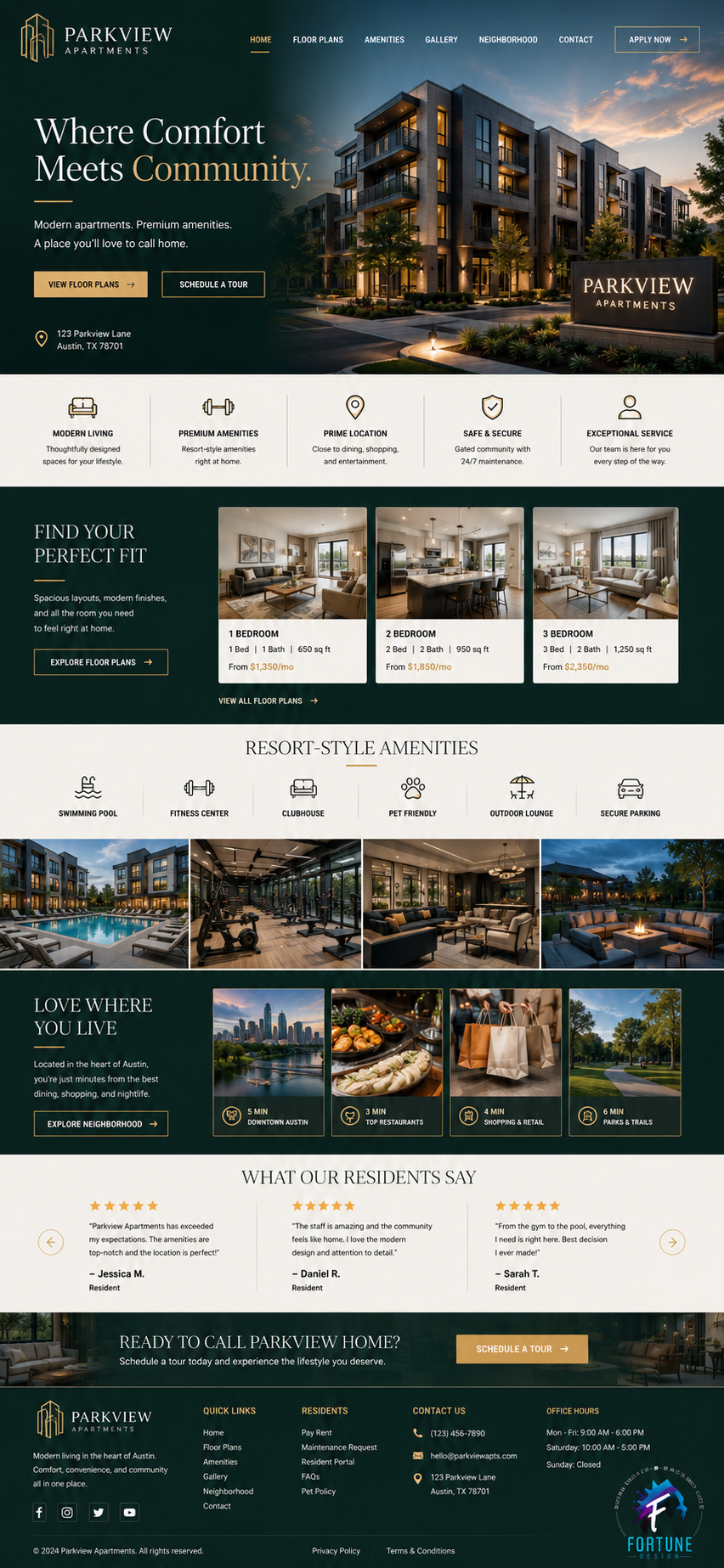 Luxury Apartment Complex