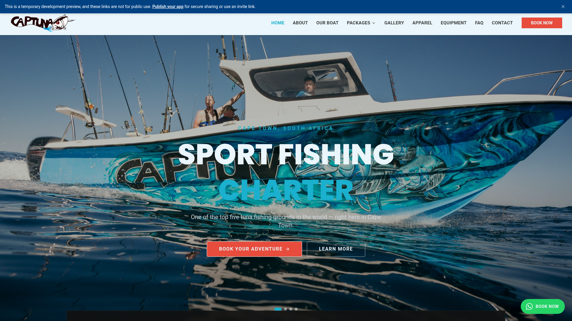 Captuna website