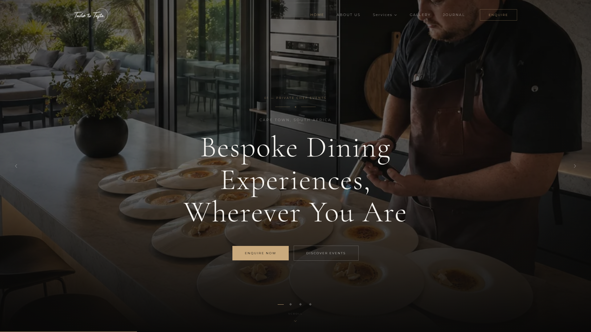 Tailor to Taste website