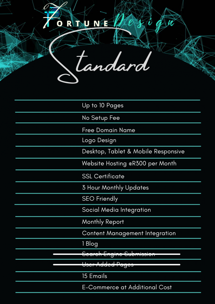Standard Web Design Package